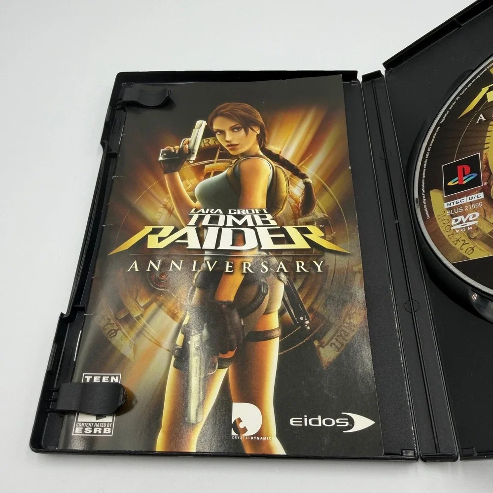 Lara Croft Tomb Raider Anniversary Sony PlayStation 2 PS2 Game CIB SLUS-21555
